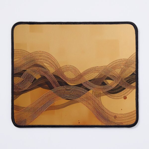 Item preview, Dune Waves Light Color Digital Art Modern Illustration designed and sold by ART ATTACK ZONE.