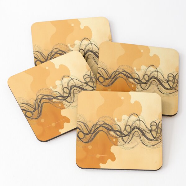 Item preview, Watercolors Waves Light Color Digital Art Modern Illustration designed and sold by ART ATTACK ZONE.