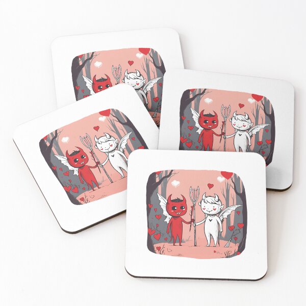 Item preview, Love & Chaos: The Angel vs. Devil Valentine’s Collection designed and sold by MiszungART.
