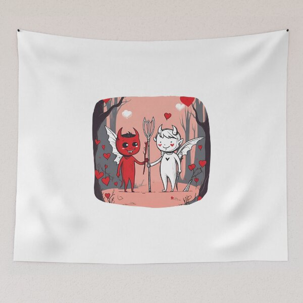 Item preview, Love & Chaos: The Angel vs. Devil Valentine’s Collection designed and sold by MiszungART.
