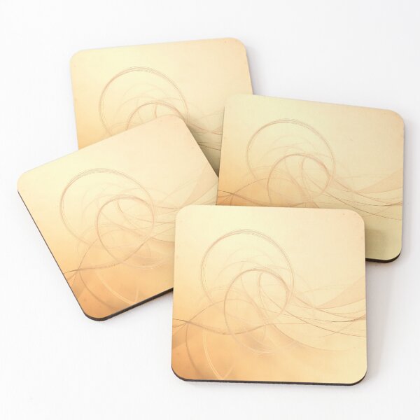 Item preview, Circles Waves Light Color Digital Art Modern Illustration designed and sold by ART ATTACK ZONE.