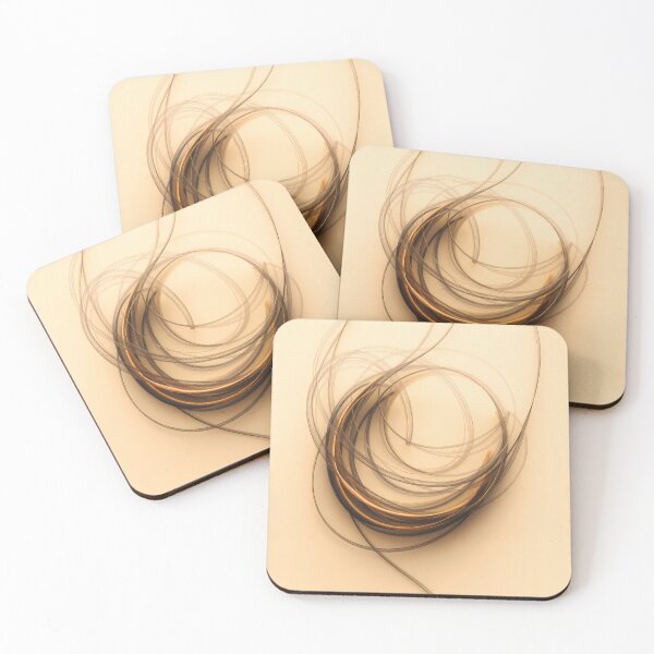 Item preview, Oranges Waves Light Color Digital Art Modern Illustration designed and sold by ART ATTACK ZONE.