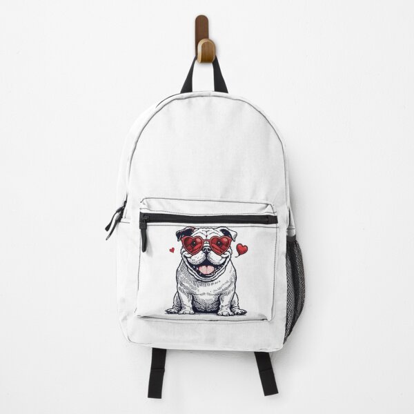 Item preview, Funny English Bulldog Dog Valentines designed and sold by TomFrontierArt.