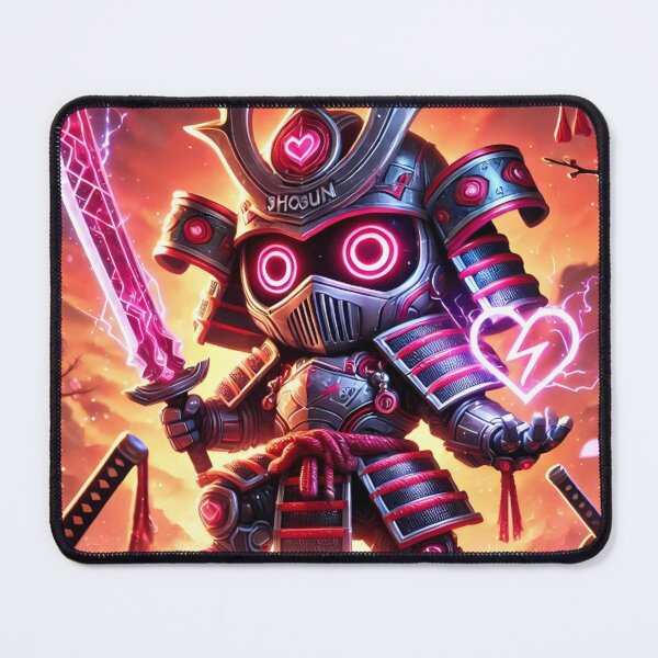 Item preview, Cyber Shogun Rockbot – The Ultimate Warrior of Power and Rebellion - Valentine’s Day - Model 15 designed and sold by NeonBot_Shop.