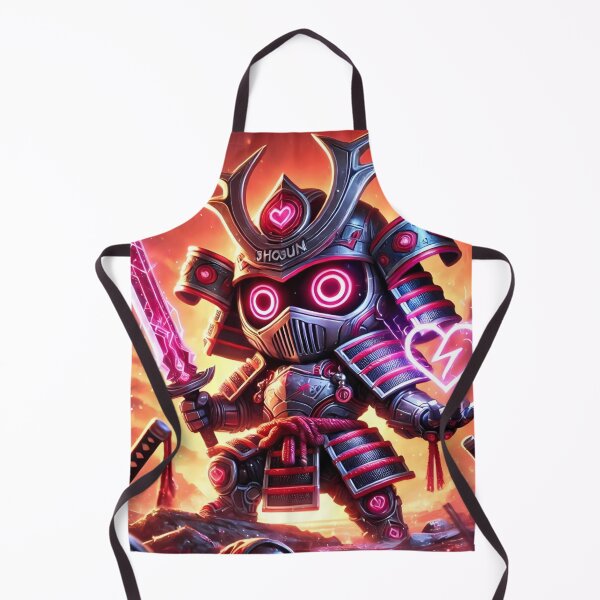 Item preview, Cyber Shogun Rockbot – The Ultimate Warrior of Power and Rebellion - Valentine’s Day - Model 15 designed and sold by NeonBot_Shop.