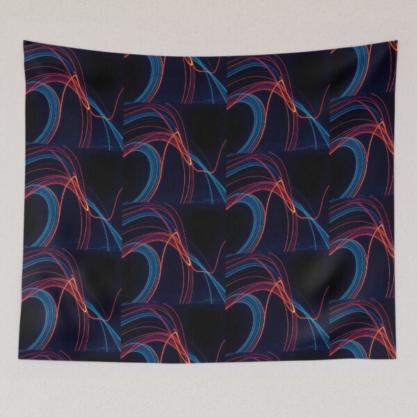 Item preview, News Waves Light Color Digital Art Modern Illustration designed and sold by ART ATTACK ZONE.
