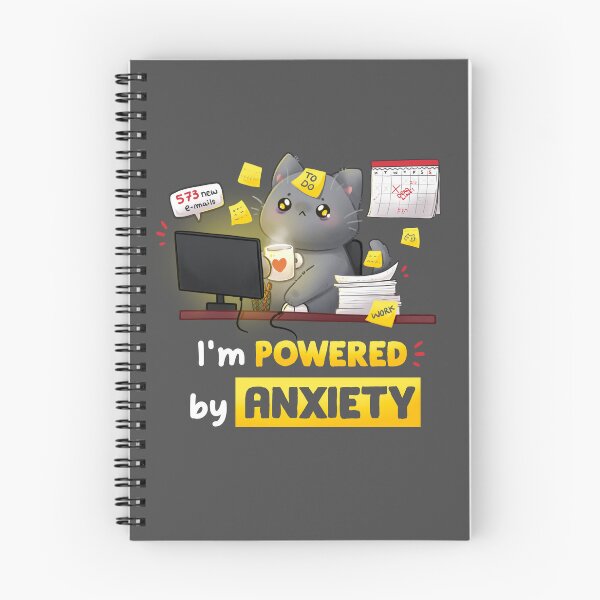 Aperçu de l'œuvre Je suis alimenté par l'anxiété créée et vendue par linkitty.