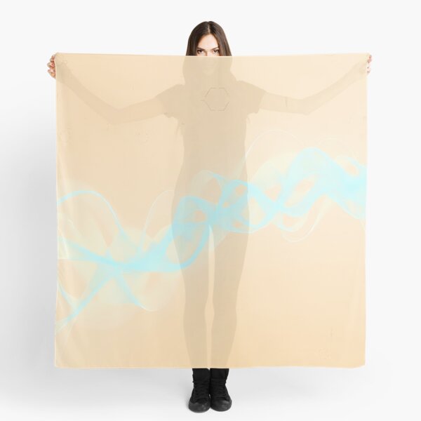 Item preview, LightBlue Waves Color Digital Art Modern Illustration designed and sold by ART ATTACK ZONE.