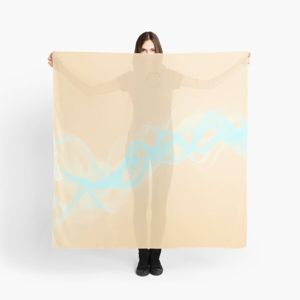 Item preview, LightBlue Waves Color Digital Art Modern Illustration designed and sold by ART ATTACK ZONE.