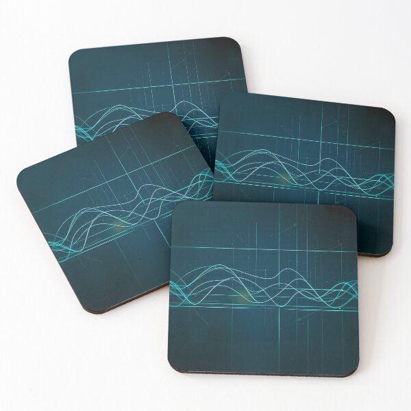 Item preview, Life Waves Light Color Digital Art Modern Illustration designed and sold by ART ATTACK ZONE.