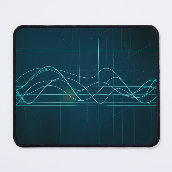 Item preview, Life Waves Light Color Digital Art Modern Illustration designed and sold by ART ATTACK ZONE.