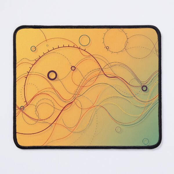 Item preview, Watch Waves Light Color Digital Art Modern Illustration designed and sold by ART ATTACK ZONE.