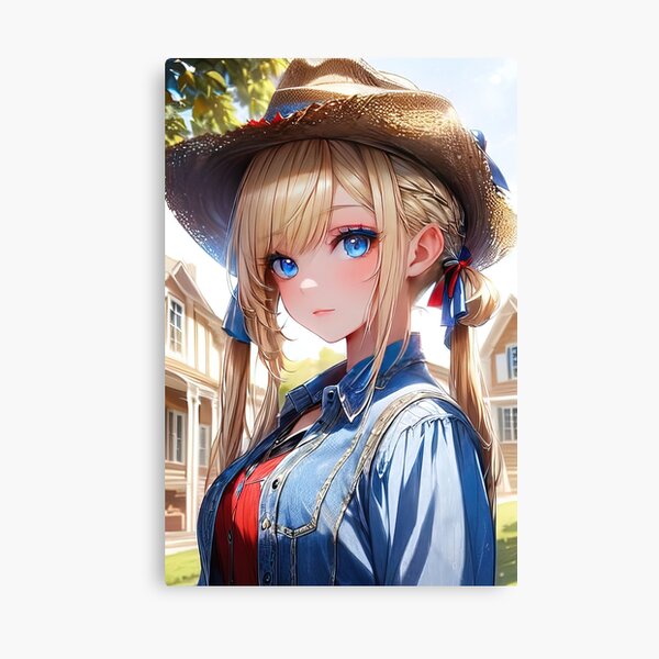 Artikel-Vorschau von Manga Cowgirl auf dem Land, designt und verkauft von TheArtistOf2022.
