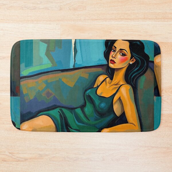 Item preview,  Portrait of a woman sitting on a sofa after Amedeo Modigliani Italian painter and sculptor designed and sold by Vintage Designs +.