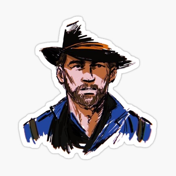 Vista previa del artículo con la obra «Arthur Morgan, vaquero», diseñado y vendido por CharlotteMaes.