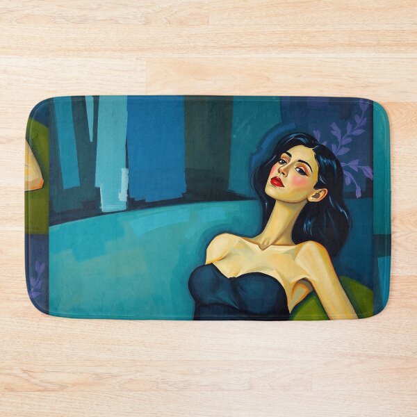 Item preview,  Portrait of a woman sitting on a sofa after Amedeo Modigliani Italian painter and sculptor designed and sold by Vintage Designs +.