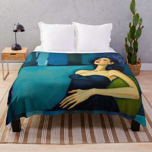 Item preview, Portrait of a woman sitting on a sofa after Amedeo Modigliani Italian painter and sculptor designed and sold by Vintage Designs +.