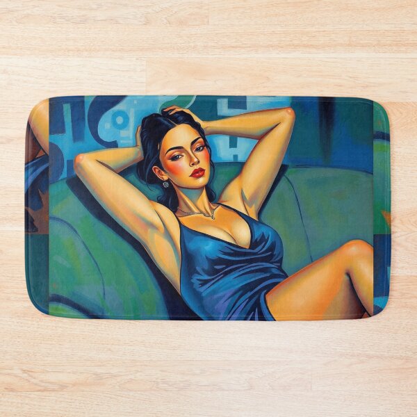 Item preview,  Portrait of a woman sitting on a sofa after Amedeo Modigliani Italian painter and sculptor designed and sold by Vintage Designs +.