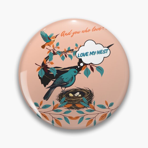 Item preview, And What Do You Love? Hummingbird The Little Bird With Its Nest On A Branch designed and sold by Ciervo Primavera.