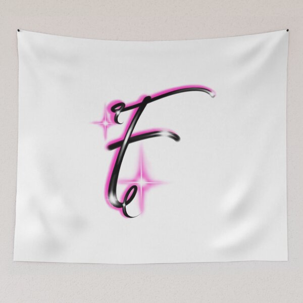 Item preview, airbrushed letter f designed and sold by ellebackup.