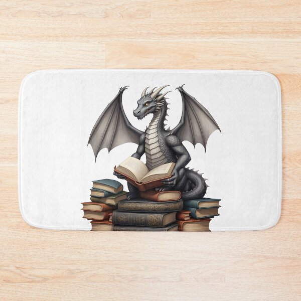 Item preview, Book Dragon, Just One More Chapter, Fantasy Reader, Bibliophile Gift, Book Lover, Reading Dragon Graphic designed and sold by NobelT.
