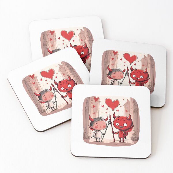 Item preview, Love & Chaos: The Angel vs. Devil Valentine’s Collection designed and sold by MiszungART.