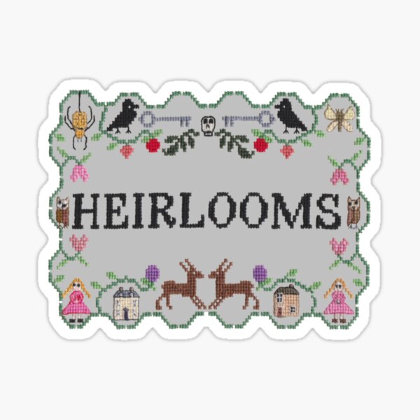 Item preview, Heirlooms animation sampler grey designed and sold by Heirloomsart.