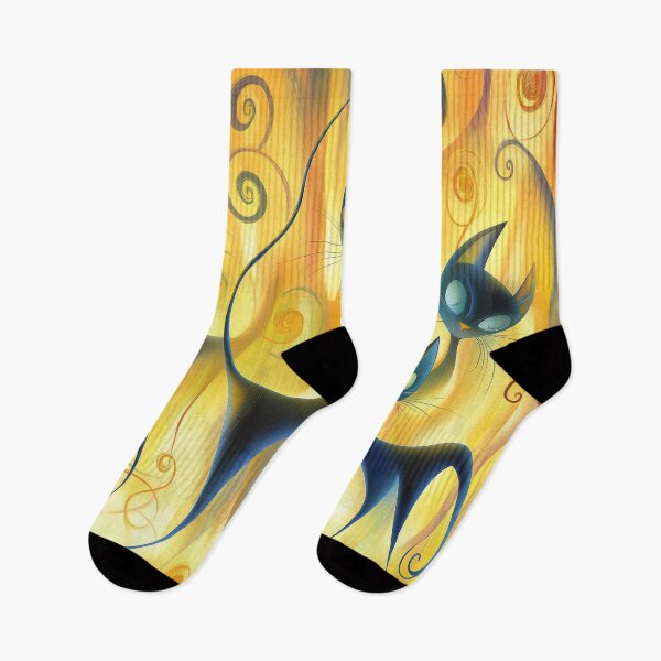 Item preview, Slinky Cat Club. Feline Design. designed and sold by Shoot-The-Moon.