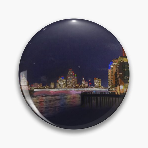 Artikelvorschau, Londoner Skyline bei Nacht entworfen und verkauft von MarkBarefoot.