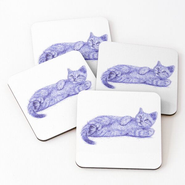 Item preview, Regal Repose: The Confident Cat Sketch designed and sold by DipakSonarArt.