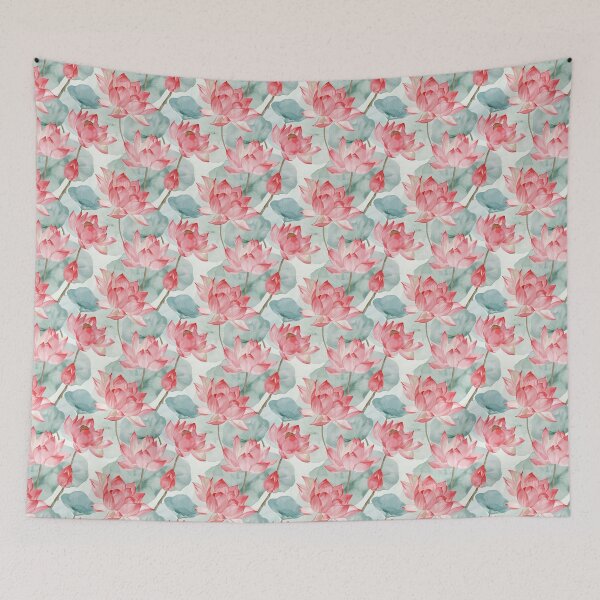 Item preview, Lotus Bliss - Thai Floral Elegance designed and sold by IssaraStudio.