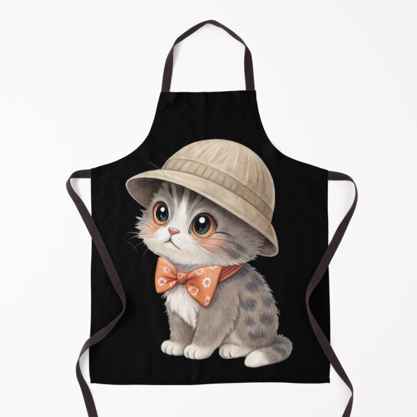 Item preview, A Cute Cat Wearing A Hat And Bow, Stylish Cat designed and sold by PixelStoneDesign .