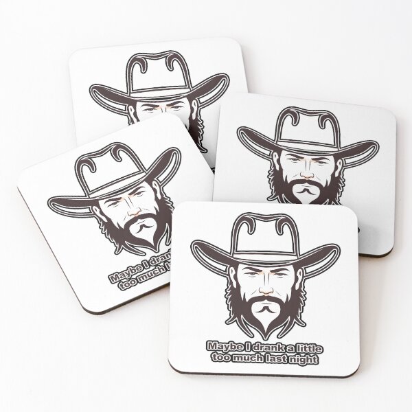 Item preview, Wild Bill Hickok 004 5000x2 drank too much designed and sold by Dead Presidents.