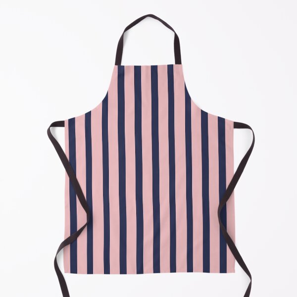 Item preview, Navy Blue and Light Pink Stripes Pattern designed and sold by OneThreeSix.