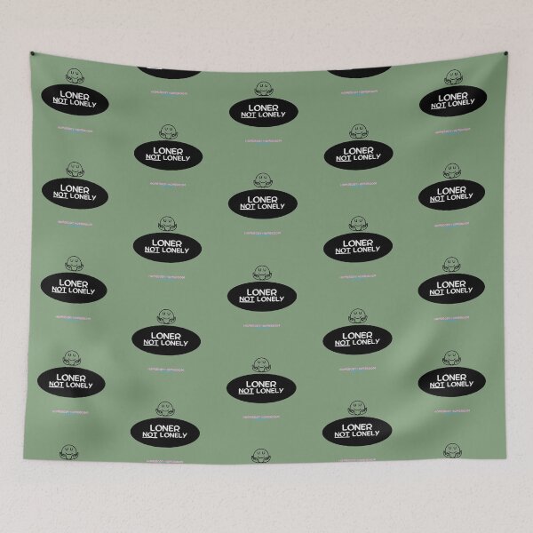 Item preview, Loner NOT Lonely. It's a choice. Very content. designed and sold by HOMEBODYHOMEROO.