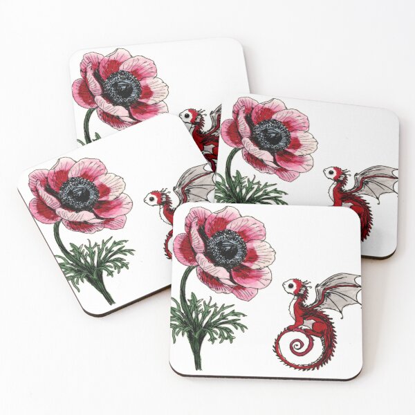 Item preview, Anemone Flower Dragon designed and sold by Scribbles & Doodles by Jinx.