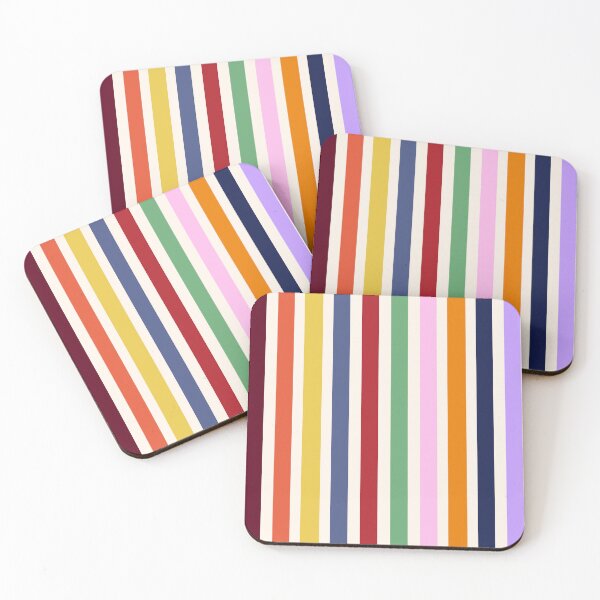 Item preview, Warm Rainbow Stripes Pattern designed and sold by OneThreeSix.