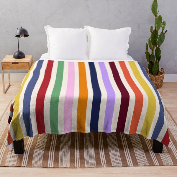 Item preview, Warm Rainbow Stripes Pattern designed and sold by OneThreeSix.