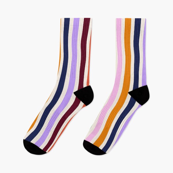 Item preview, Warm Rainbow Stripes Pattern designed and sold by OneThreeSix.