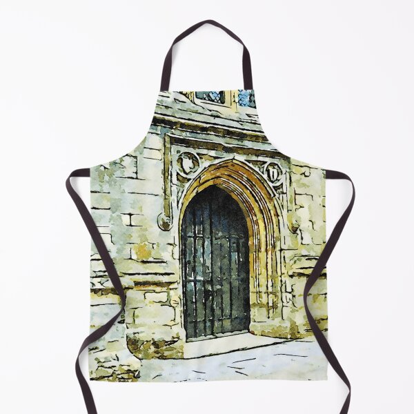 Item preview, Charming watercolor depiction of historic architecture in the Cotswolds, England designed and sold by GestaltImagery.