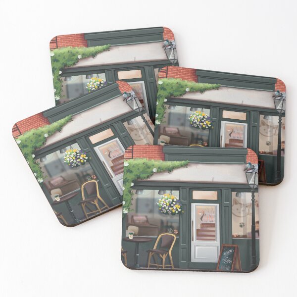 Item preview, Cat Café Storefront designed and sold by shrimpydoodles.