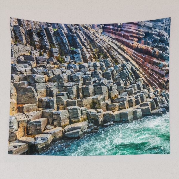 Item preview, Vibrant Basalt Columns by Turquoise Waters designed and sold by Kristvin Gudmundsson.