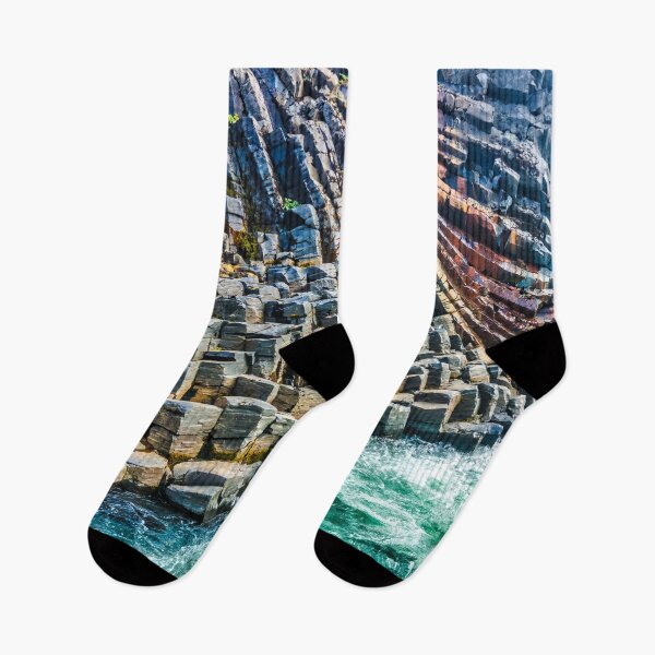 Item preview, Vibrant Basalt Columns by Turquoise Waters designed and sold by Kristvin Gudmundsson.
