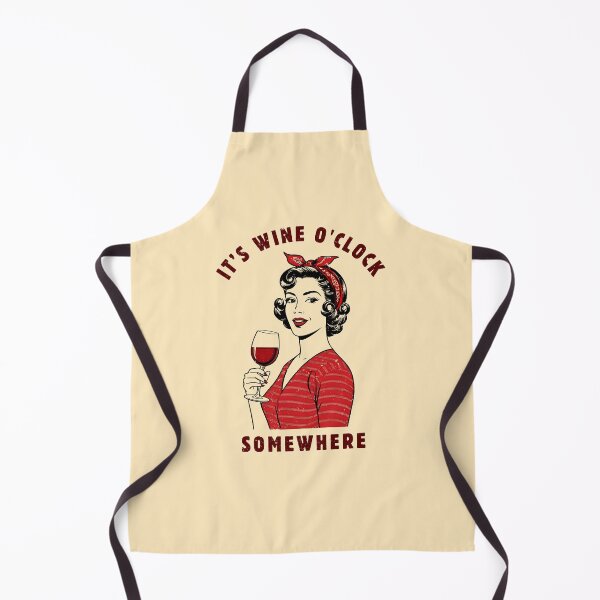Item preview, Cute Wine Retro Woman Funny Wine Hour designed and sold by SStarDesigns.
