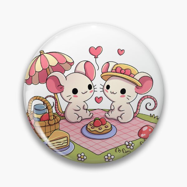 Item preview, Cute mouse couple valentine's day designed and sold by Kiskadee-Draw.