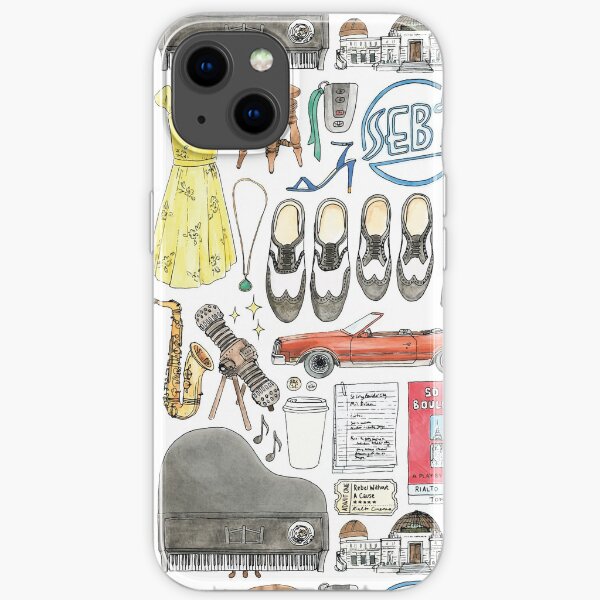 La La Land Illustration Jazz Saxophone Music Musical  iPhone Soft Case