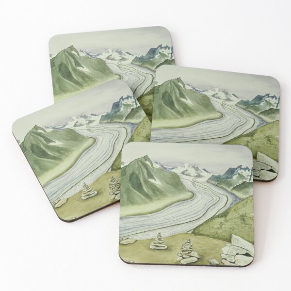 Item preview, The Aletsch Glacier, Eggishorn, Swiss Alps  designed and sold by Nikafreihafen.