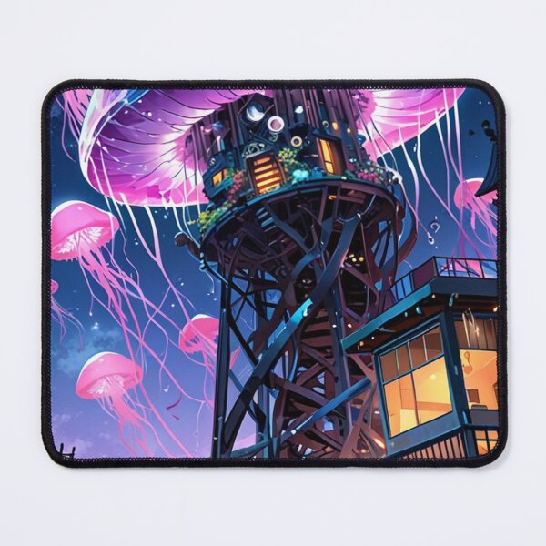 Item preview, Magical jellyfish City designed and sold by TondoMeander.