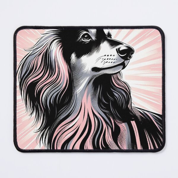 Item preview, Pink Longhaired Dachshund designed and sold by zzz888.