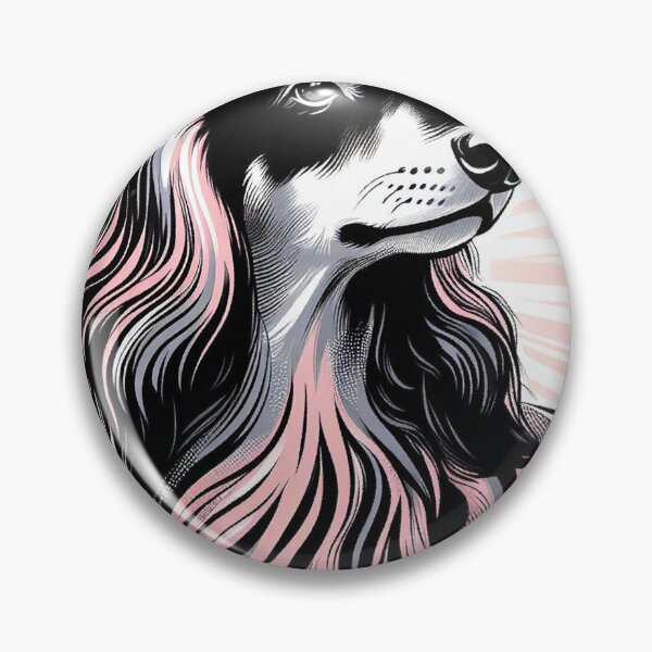 Item preview, Pink Longhaired Dachshund designed and sold by zzz888.